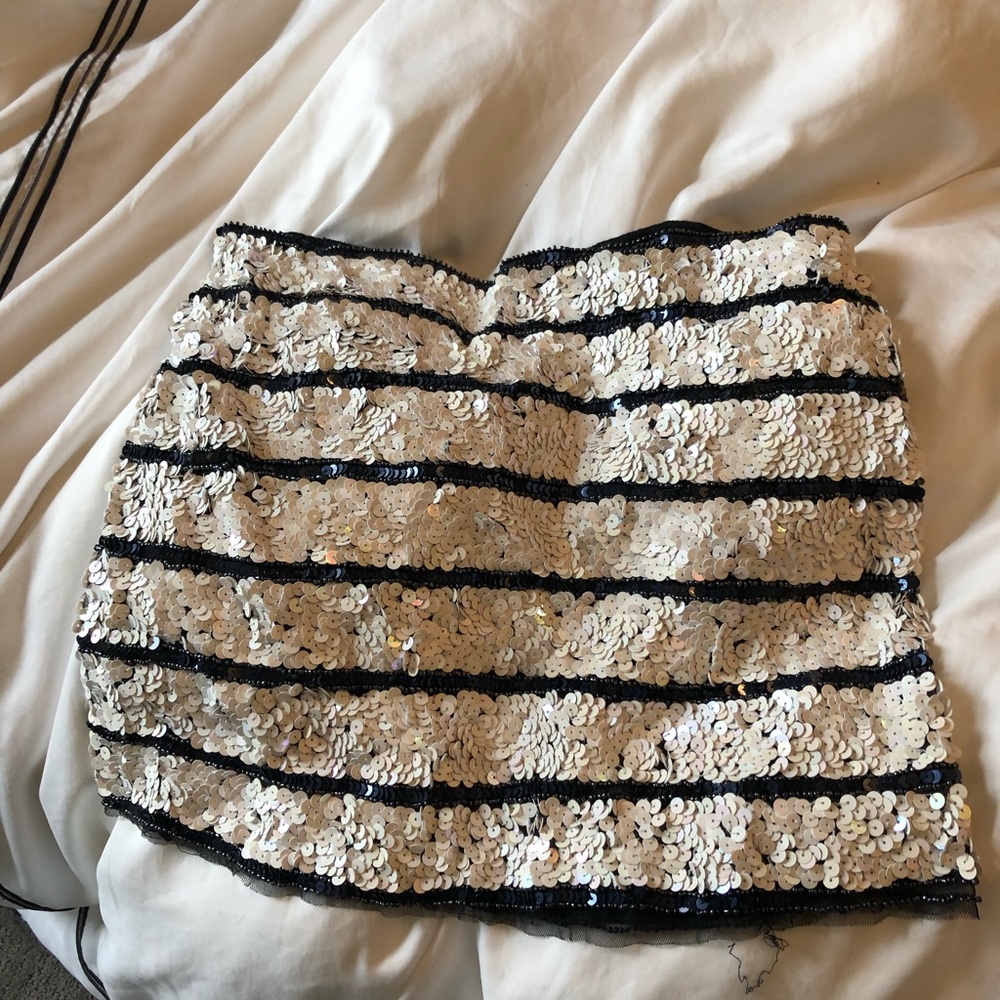 Gryphon sequin mini skirt